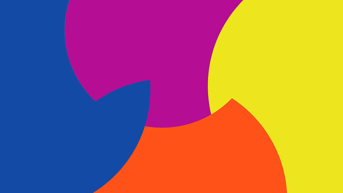 Bild Webdesigntrends 2022 knallige Farben