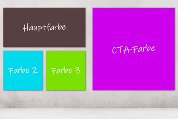 Bild Webdesigntrends 2019 Farben