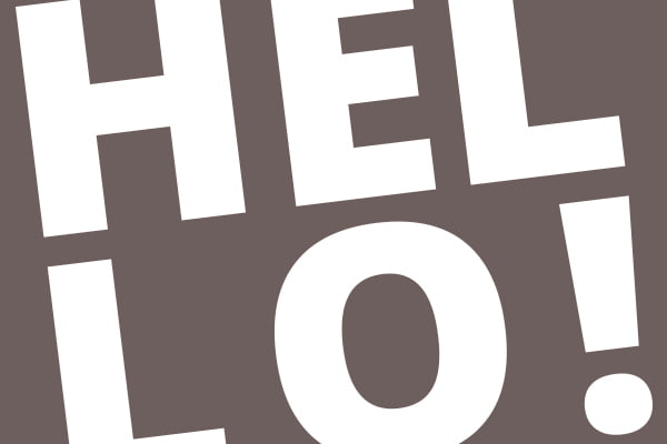 Bild Webdesigntrends 2020 große Buchstaben