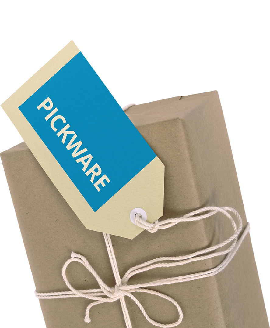 verpacktes Packet mit Pickware - Logo