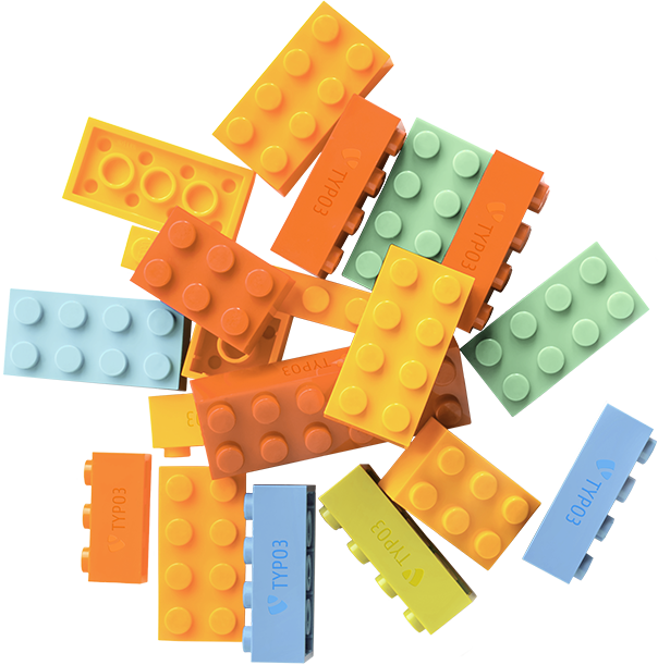 Bunte Lego - Bausteine